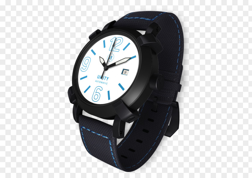 Show Yourself Watch Strap Cobalt Blue PNG