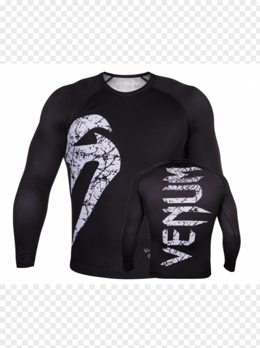 T-shirt Long-sleeved Rash Guard Venum PNG