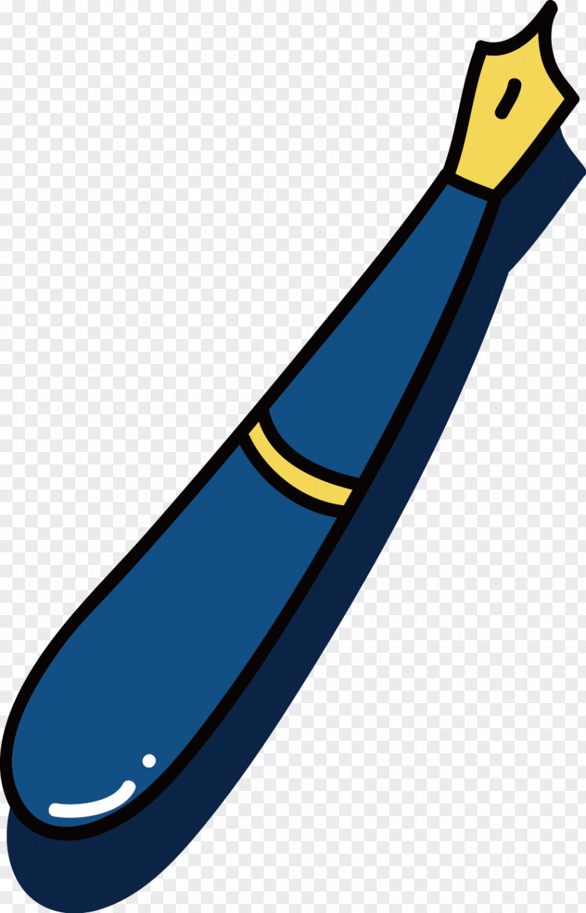 A Blue Pen Vector Clip Art PNG