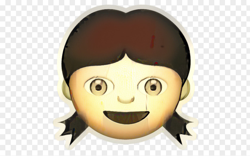Black Hair Glasses Heart Emoji PNG