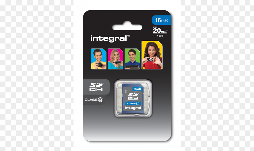 Integral Card Flash Memory Cards SDHC Secure Digital MicroSD PNG