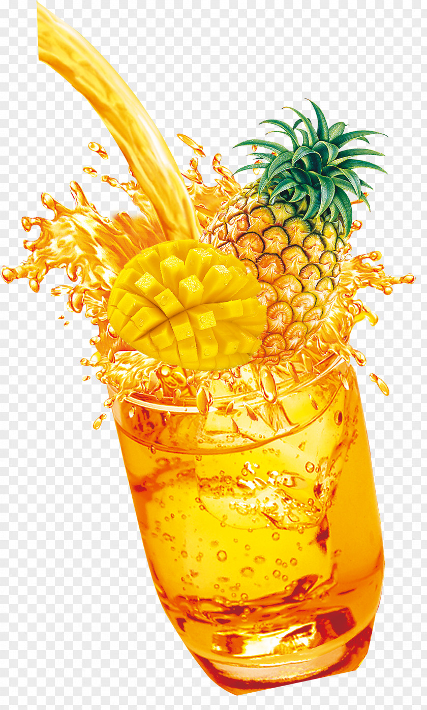 Pineapple Juice Orange Mai Tai PNG