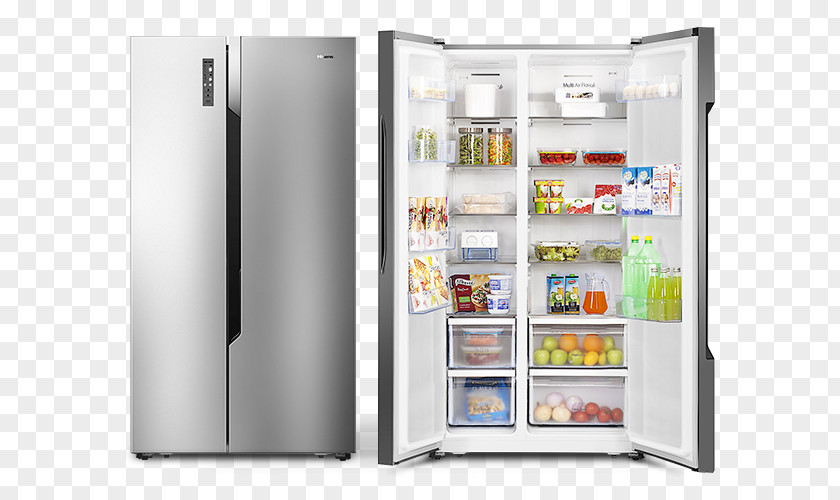 Refrigerator Hisense RC-67WS Auto-defrost Freezer SBS 518 PNG
