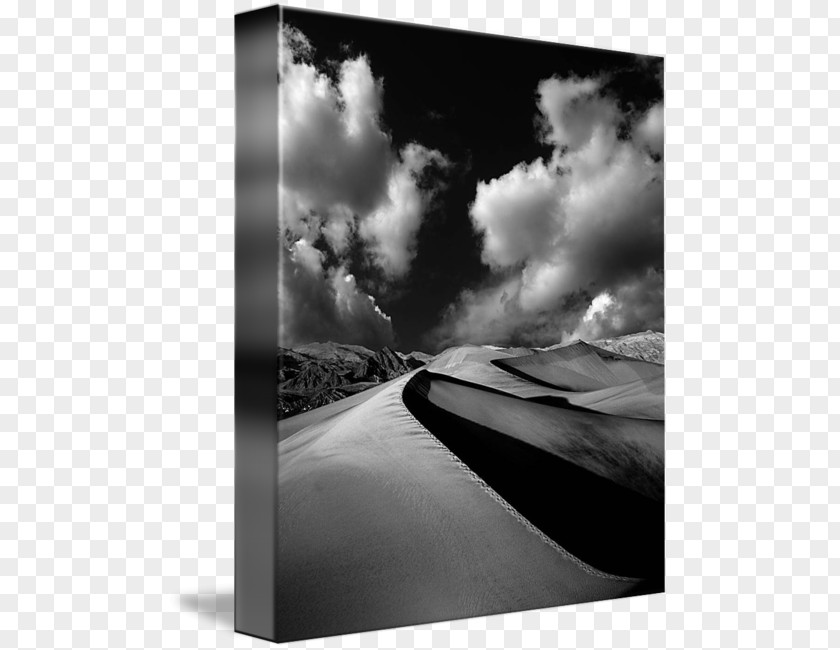 White Blur Black And Paper Photography Gallery Wrap PNG
