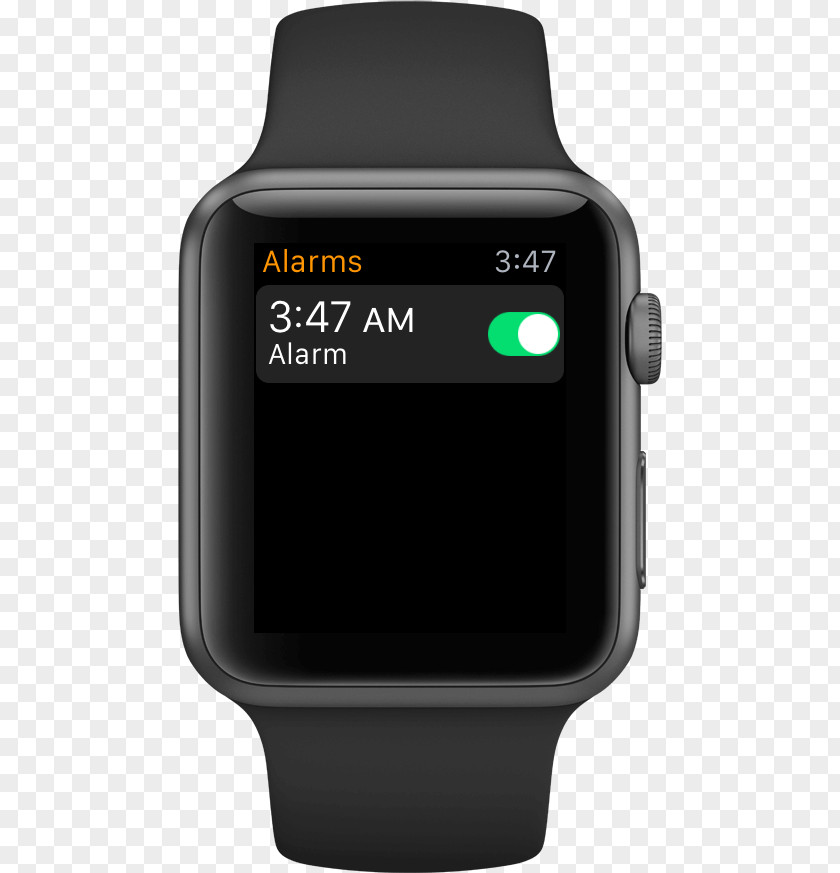 Alarm Watch Apple Series 3 OmniFocus 1 PNG