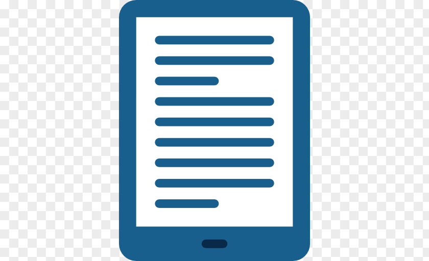 An IPad E-book Portable Document Format Icon PNG