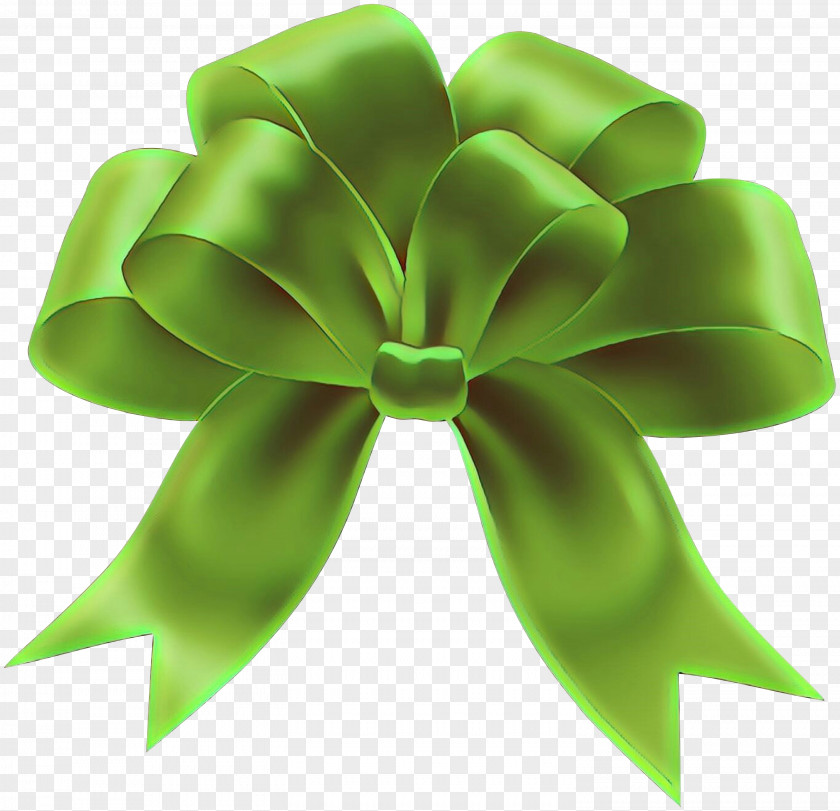 Petal Symbol Green Background Ribbon PNG