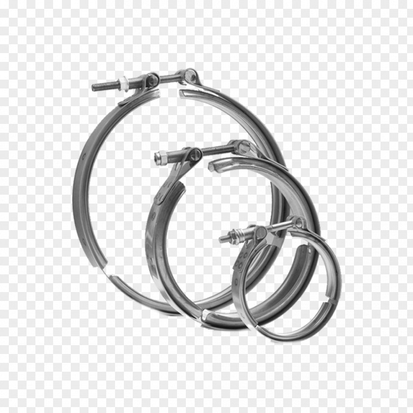 Pipe Clamp Silver Jewellery PNG