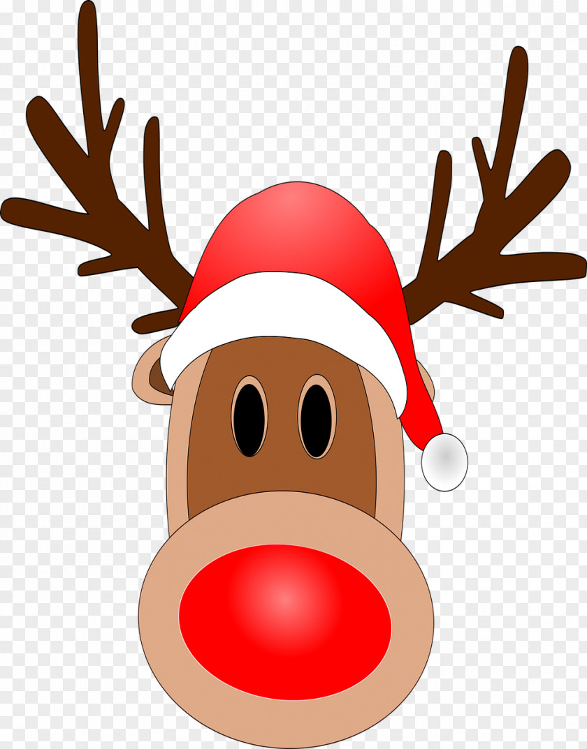 Reindeer Rudolph Clip Art Christmas Openclipart PNG