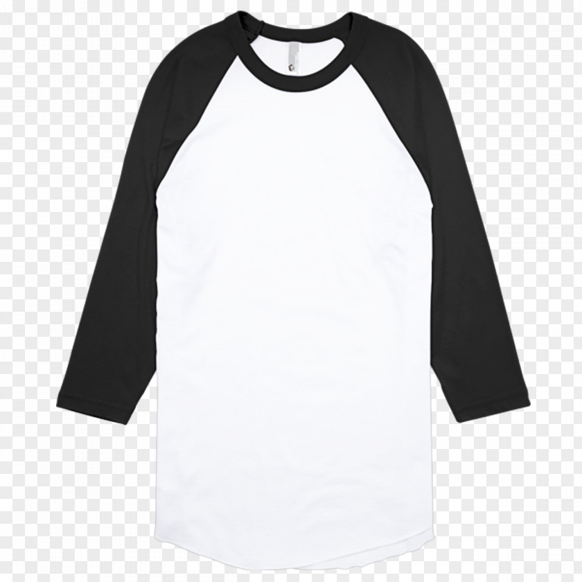 Black And White Baseball Long-sleeved T-shirt Clothing PNG