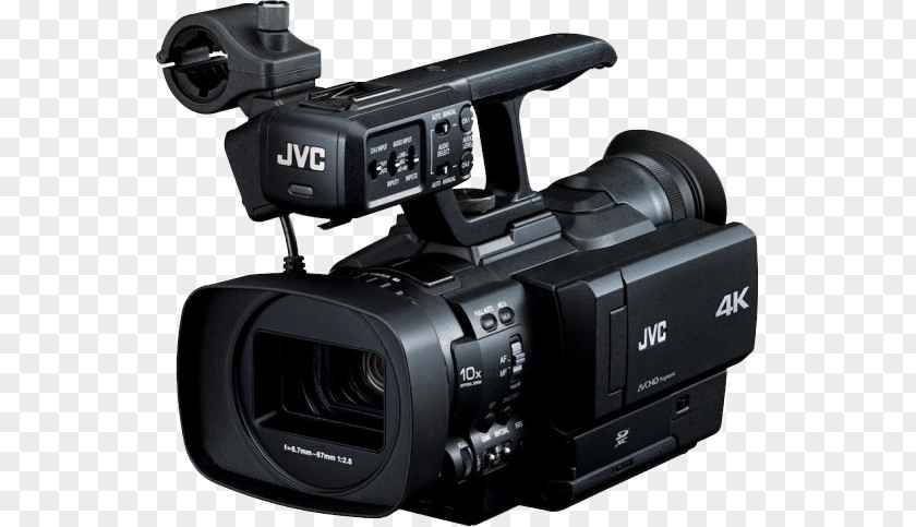 Camera JVC GY-HMQ10 Compact 4K Camcorder With AVCHD Ex-Demo 32537 Video Cameras GY-HM200 Professional PNG