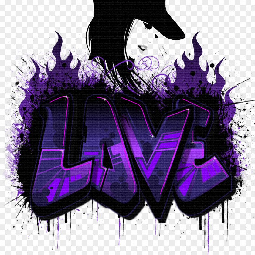 Graffiti Background Graphic Design PNG