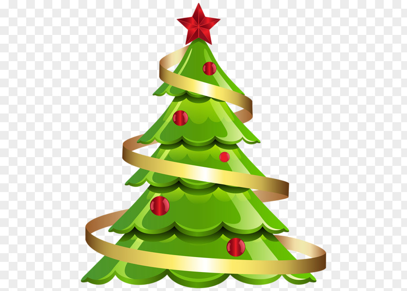Christmas Tree Santa Claus Fir Clip Art PNG