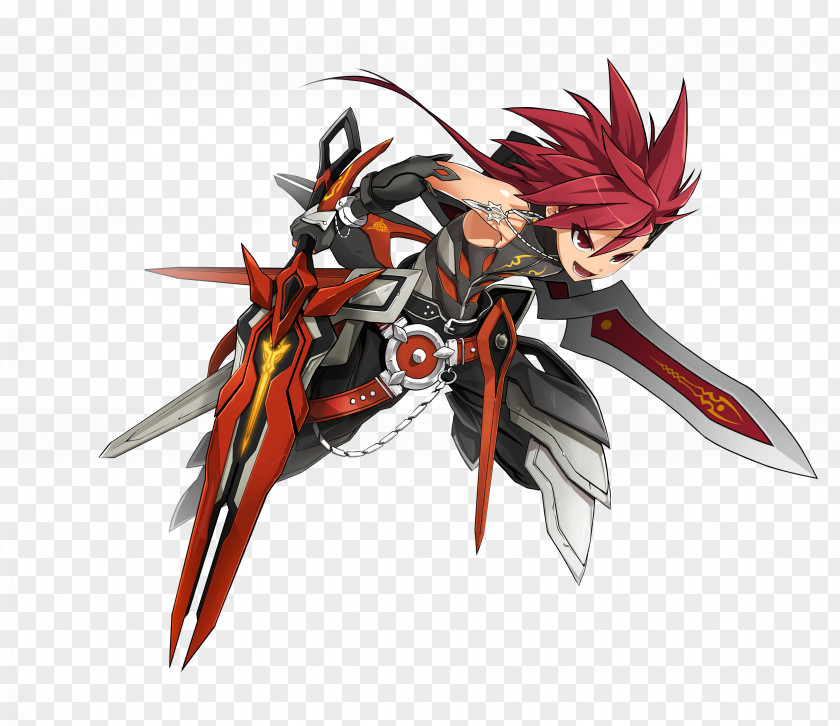 Elsword Elesis Art Player Versus Environment Combat PNG