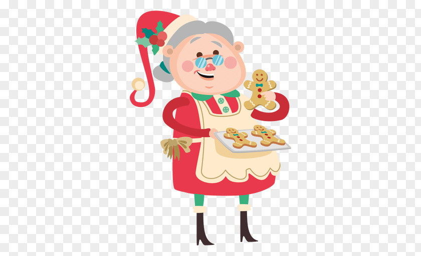 Grandma Christmas PNG