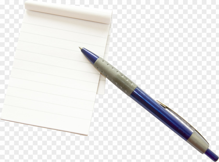 Notepad Pen Ballpoint Paper Notebook PNG
