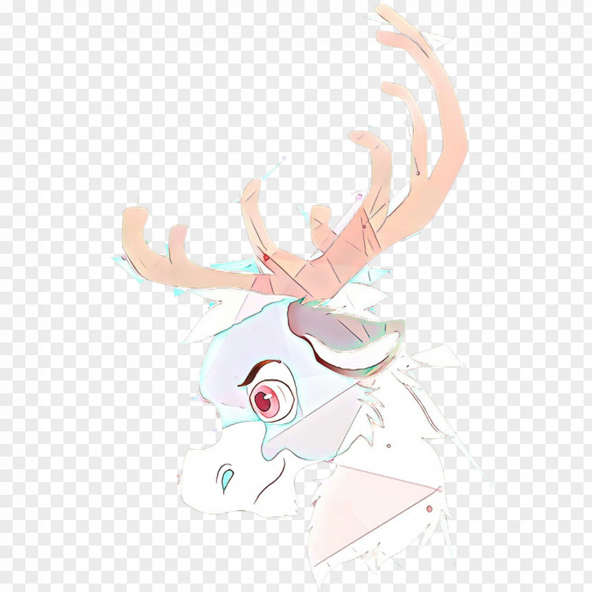 Antler Drawing Reindeer PNG