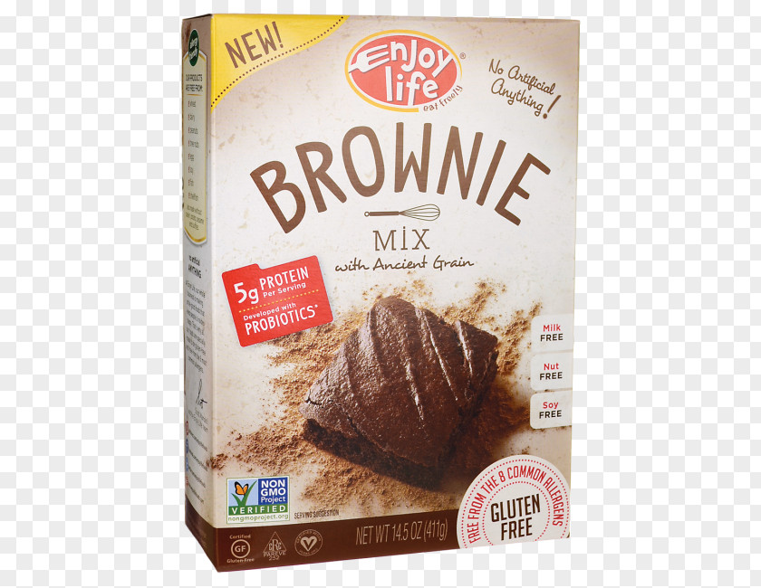 Brownie Mix Enjoy Life Foods Chocolate Gluten-free Diet Soft Baked Cookies PNG