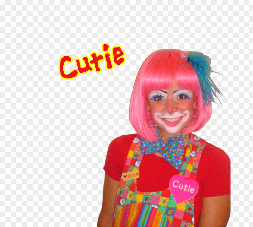 Clown Hair Coloring Wig PNG