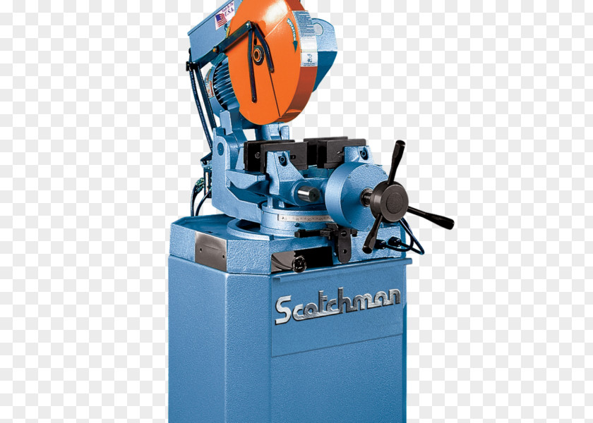 Cylindrical Grinder Angle Cold Saw Scotchman CPO 350 Manual Coldsaw Band Saws PNG