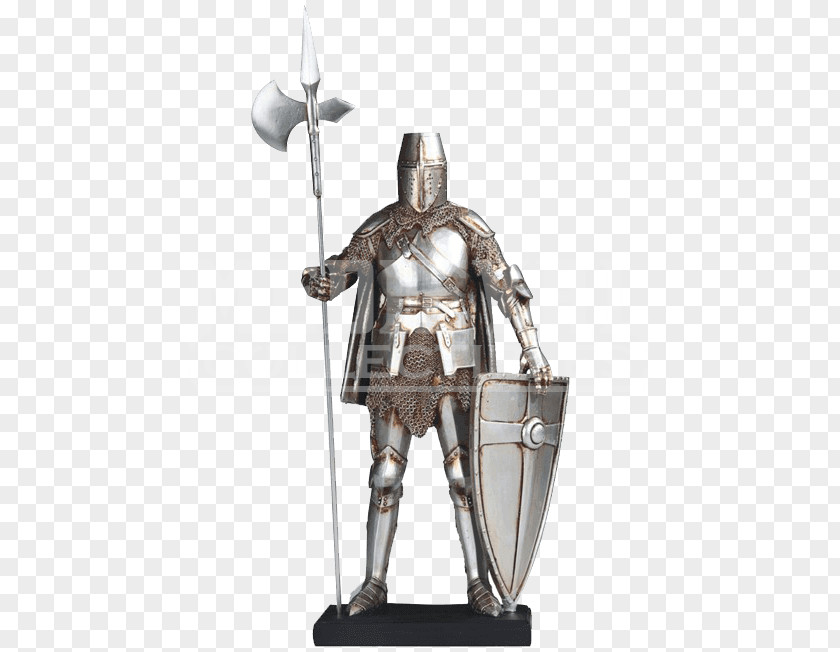 Halberd Knight Middle Ages Armour Battle Axe Sculpture PNG