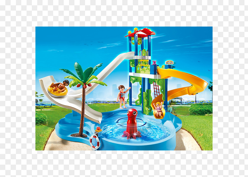 Park Playmobil Water With Slides Playset Playground Slide PNG