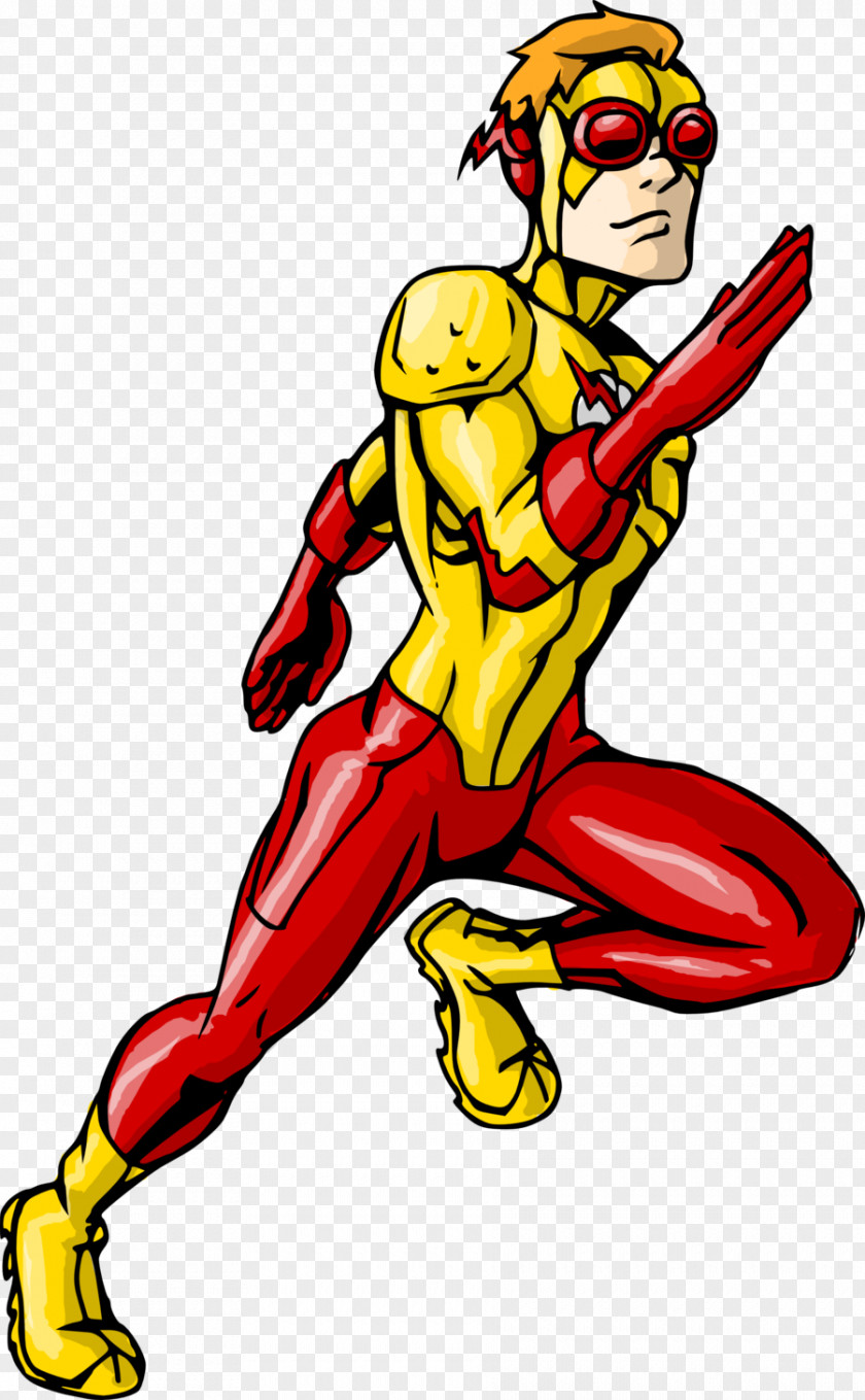 Superman Superhero Superboy Kid Flash Bart Allen PNG