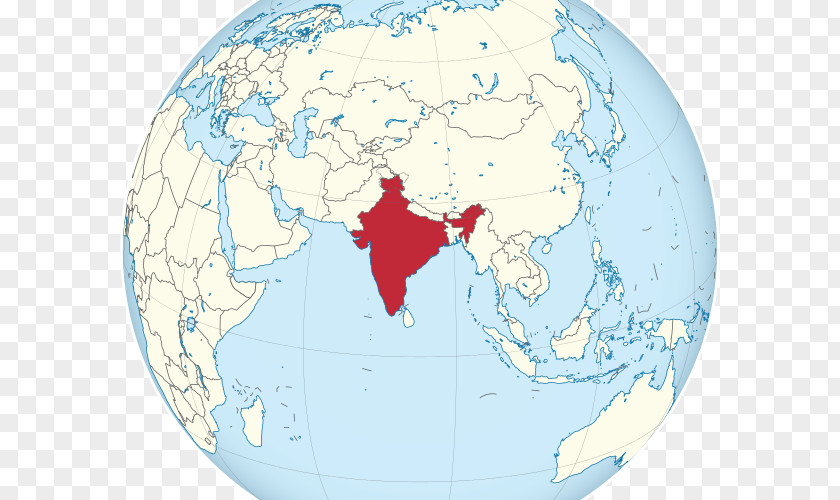 Globe India Bangladesh Allahabad Bhopal Map Blockchain PNG