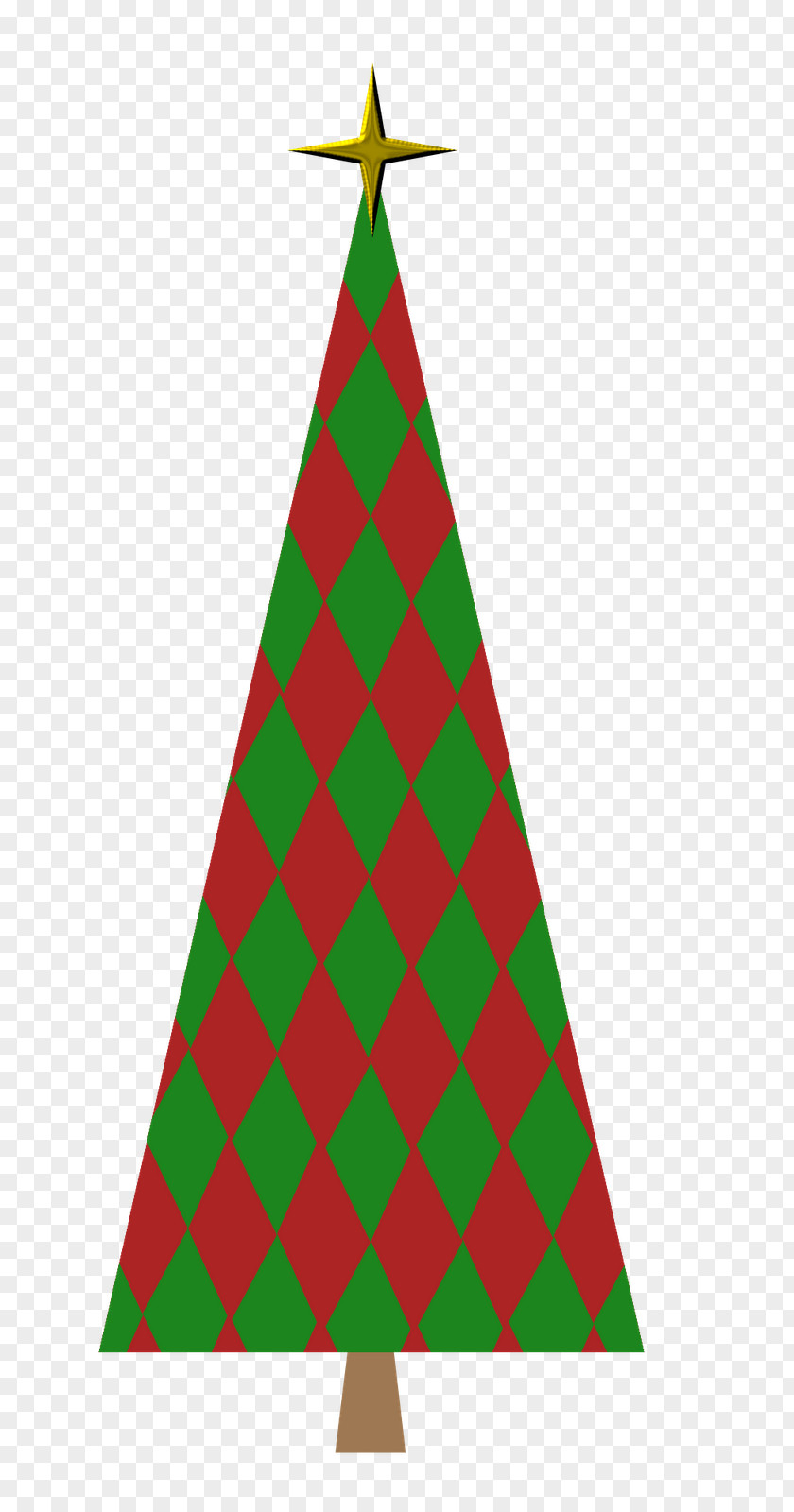 Pretty Christmas Tree Shape Paper Clip Art PNG