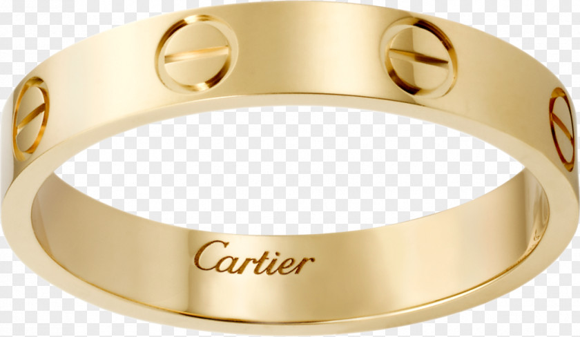 Wedding Ring Cartier Colored Gold PNG