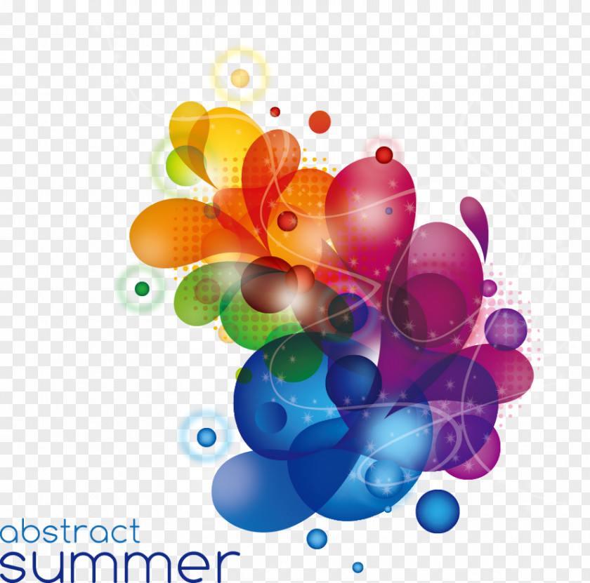 Abstract Vector Summer Pattern Graphic Arts PNG