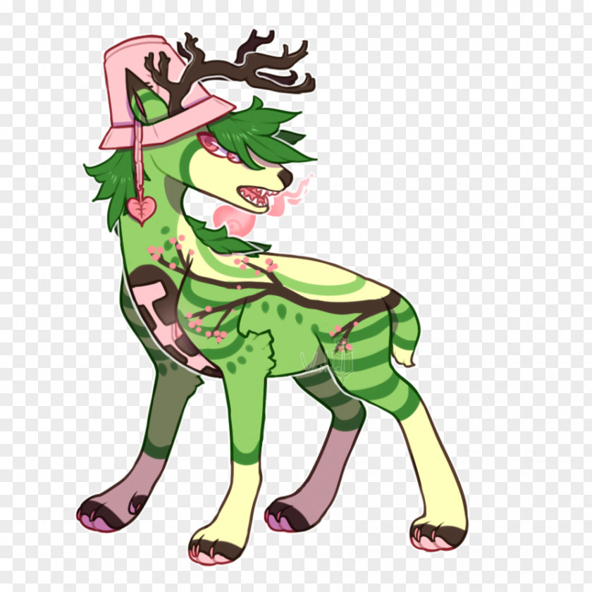 Deep Forest Reindeer Art PNG