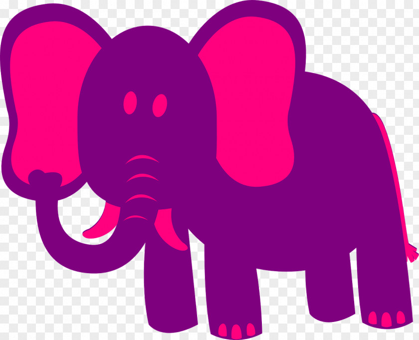 Elephant Clip Art Openclipart Image Vector Graphics Seeing Pink Elephants PNG