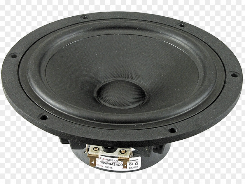 Glass Subwoofer Fiber Scan-Speak Loudspeaker PNG