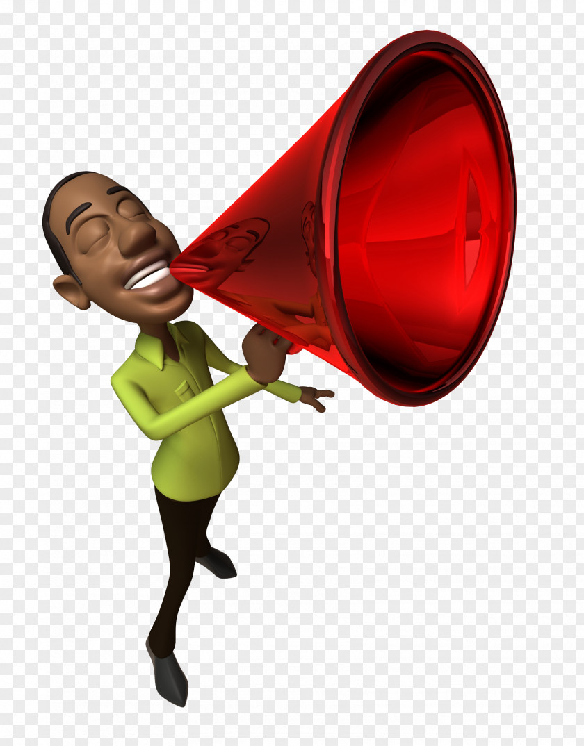 Black People Armed With Trumpets PNG people armed with trumpets clipart PNG