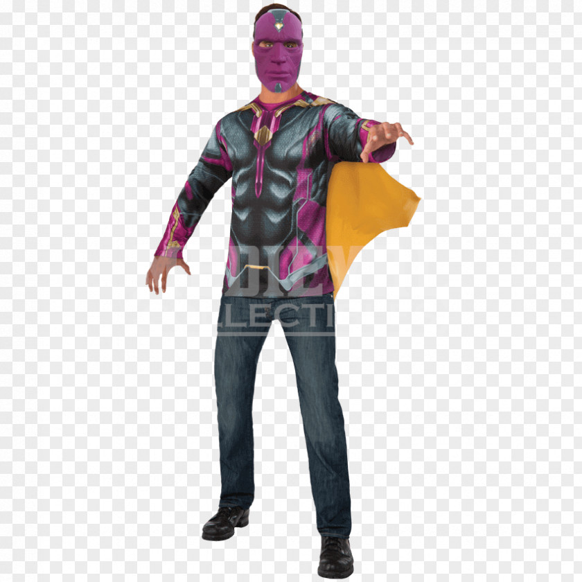 Captain America Vision Costume Mask Male PNG