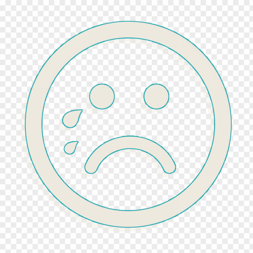 Crying Emoticon Rounded Square Face Icon Interface Cry PNG