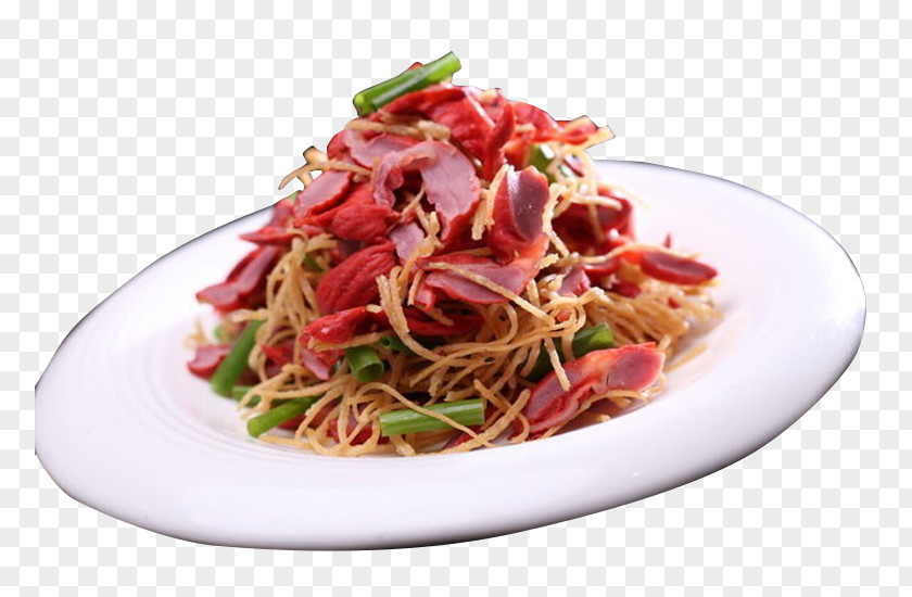 Fried Bacon Features Micro Wire Chow Mein Lo Noodles Chinese Yakisoba PNG