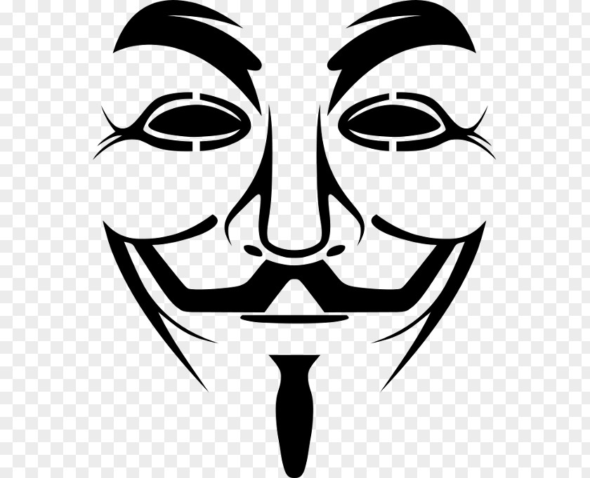 Mask Guy Fawkes Clip Art PNG