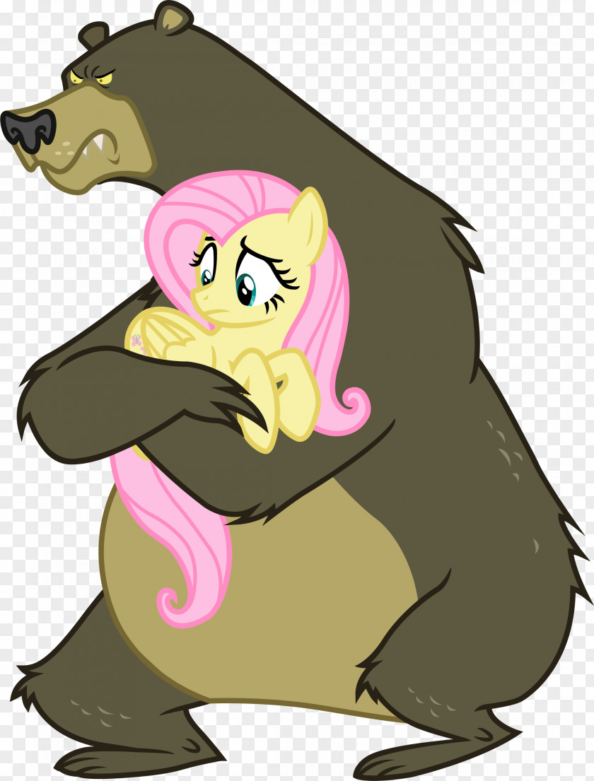 Shy Bear Fluttershy Derpy Hooves Horse Pony Canidae PNG