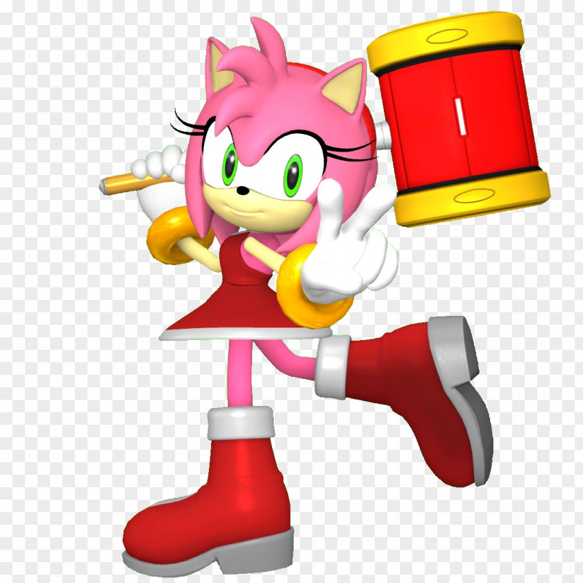 Sonic Amy Rose The Hedgehog Garry's Mod 3D Computer Graphics PNG
