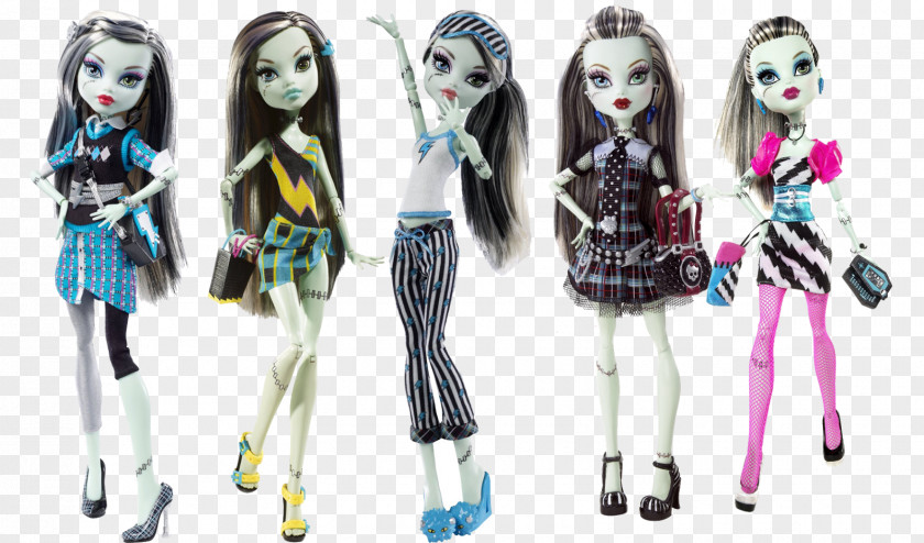 Barbie Frankie Stein Monster High Cleo DeNile Lagoona Blue PNG