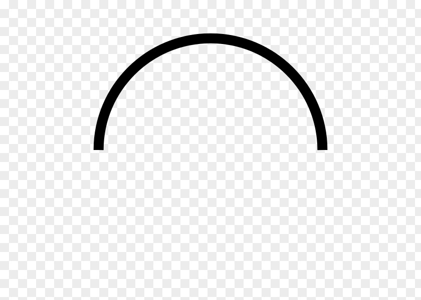 Line Semicircle Geometry Shape PNG