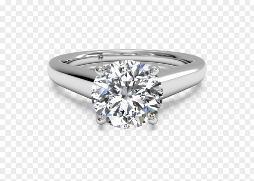Diamond Engagement Ring Solitaire Wedding PNG