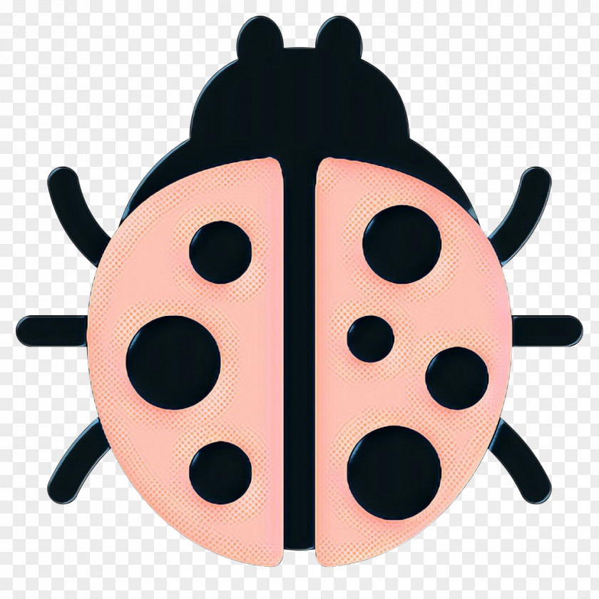 Ladybug Insect Vintage Background PNG