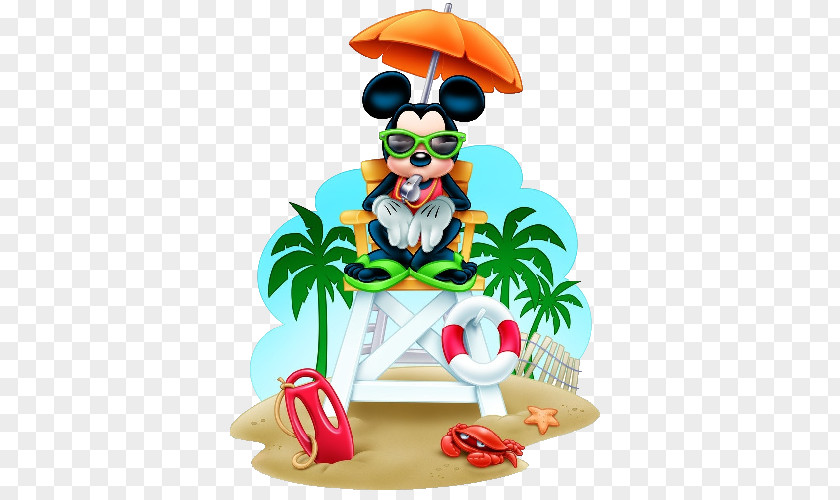 Mickey Mouse Minnie Donald Duck Lifeguard Clip Art PNG