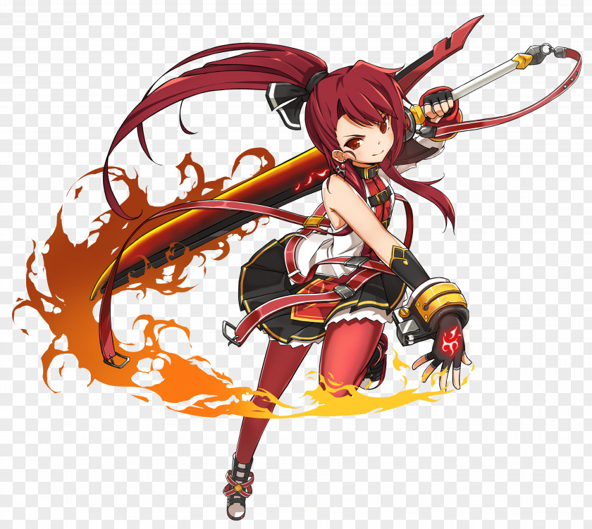 Nest Elsword Elesis Character Art PNG