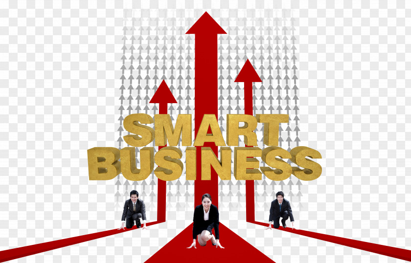 Red Arrow And Business People Download Computer File PNG