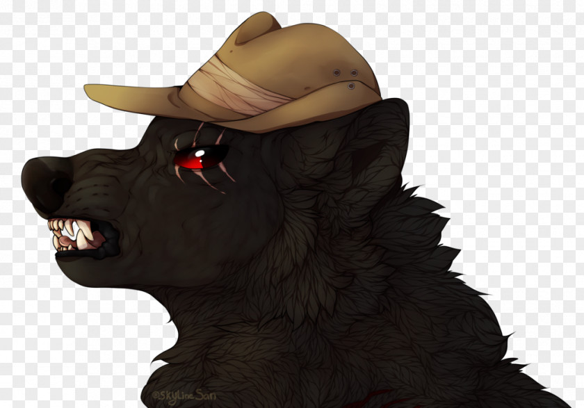 Angery Snout Fur Character PNG