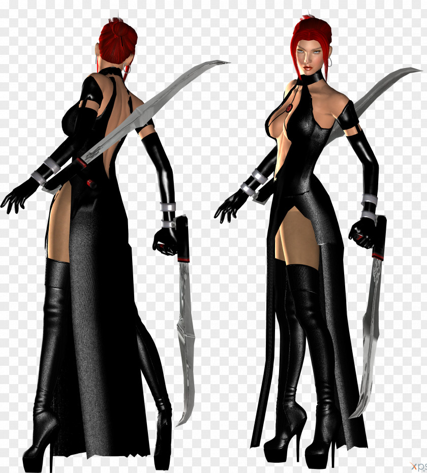 Good Evening BloodRayne 2 Lara Croft Video Game PNG